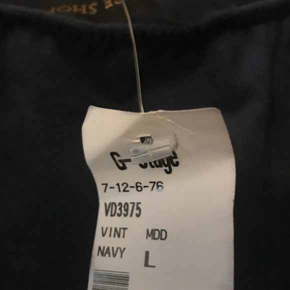 NWT! Navy Blue Suede Midi Dress - Picture 6 of 7